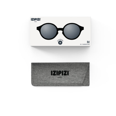 OCCHIALI BABY 0-9M MOD. D BLACK POLARIZED IZIPIZI