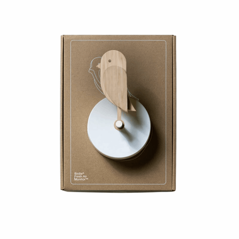 BIRDIE 2.0 FRESH AIR MONITOR BI-M-B-2 WOOD