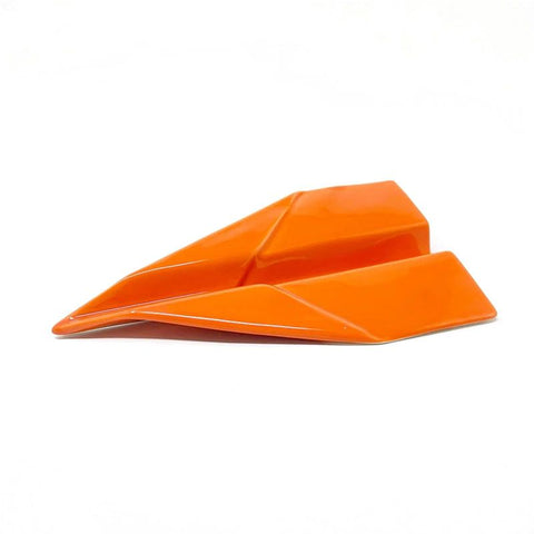 AEROPLANINO ORIGAMI ARANCIO CERAMICHE CRESCENTINI ART. 2515