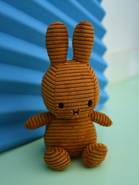 NIJNTJE MIFFY SITTING CORDUROY CM 23 9'' CINNAMON