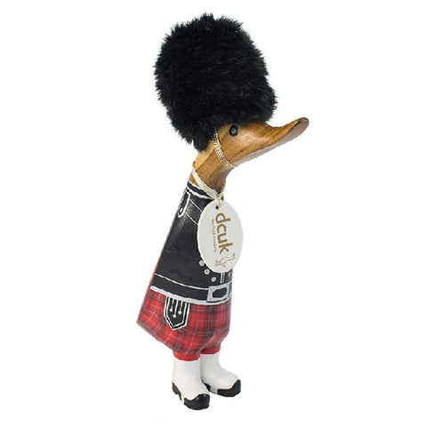 PAPERA DUCKLING DELLA GUARDIA SCOZZESE DIPINTA A MANO THE DUCK COMPANY