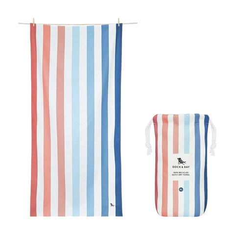 DOCK & BAY TOWEL XL 200X90 SUMMER SAND-SEA