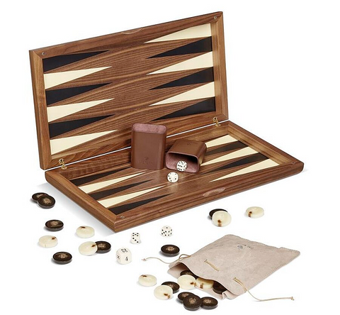 BACKGAMMON ITALIA  SET 804511 DAL NEGRO WALNUT