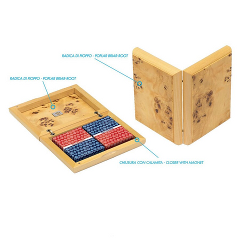 PORTACARTE ASPEN 17X13X4 CM 804484 DAL NEGRO WOOD