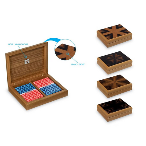 PORTACARTE EBANO 17X13X4,5 CM 804522 DAL NEGRO WOOD