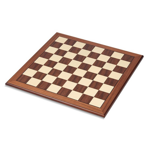 SCACCHIERA NOCE ACERO 52 CM BORDO ARROTONDATO 804555 DAL NEGRO WOOD