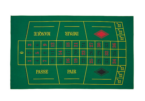 TAPPETO ROULETTE FRANCESE 90X130 CM 810021 DAL NEGRO GREEN