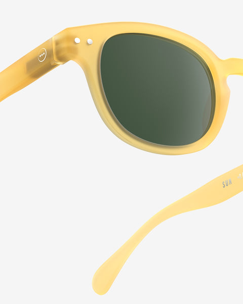 OCCHIALI IZIPIZI SUN C +0 YELLOW HONEY GREEN LENSES