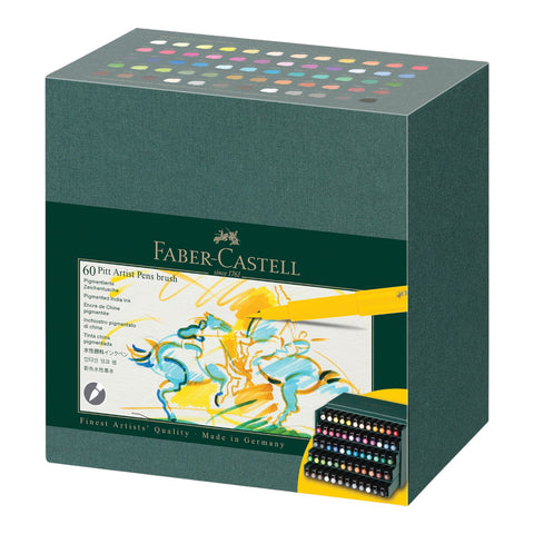 PENNE PITT ARTIST PEN B  CONFEZIONE CARTONE 60 FABER CASTELL