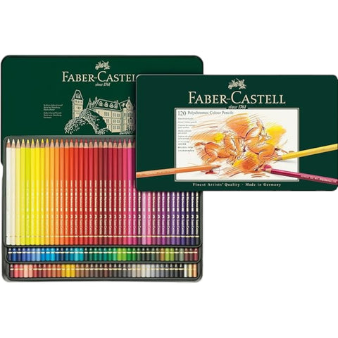 ASTUCCIO METALLO DA 120 MATITE COLORATE 110011 FABER CASTELL