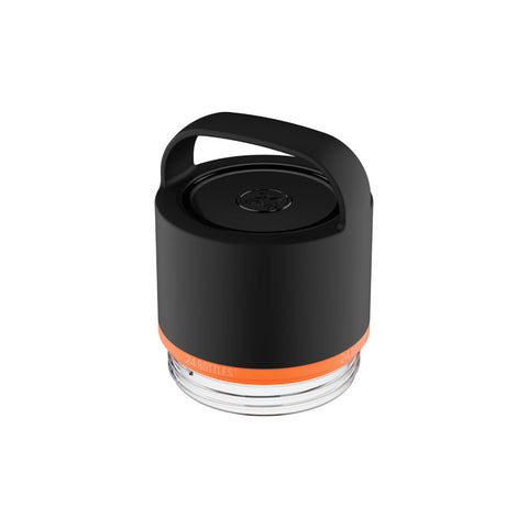 SPIN BOTTLE LID BLACK AND CLEAR MOUTH LPF03213 24 BOTTLES