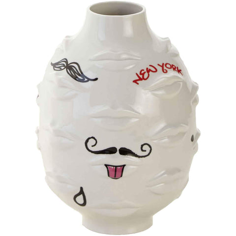 JONATHAN ADLER GALA ROUND VASE GRAFFITI ART. 28459