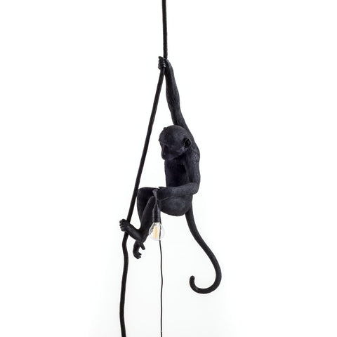 LAMPADA SELETTI MONKEY OUTDOOR BLACK CON CORDA 14923