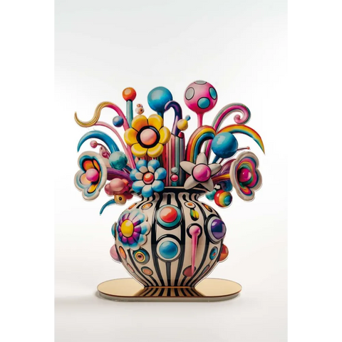 VASO FIORI LOLLYPOP TRE AR. 130284063 LINEE RECANATI