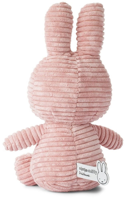 NIJNTJE MIFFY SITTING CORDUROY 23 CM-9'' PINK