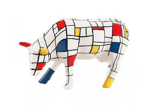 COW PARADE L MOONDRIAN BY JON EASTMAN