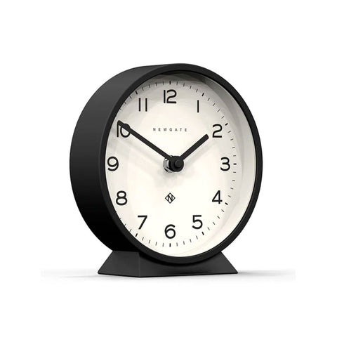 CLOCK M MANTEL RAILWAY MMAN390K NEWGATE BLACK