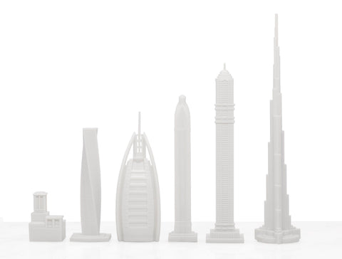 SKYLINE CHESS ACRYLIC DUBAI EDITION (WITH DUBAI MAP BOARD) SKU.970