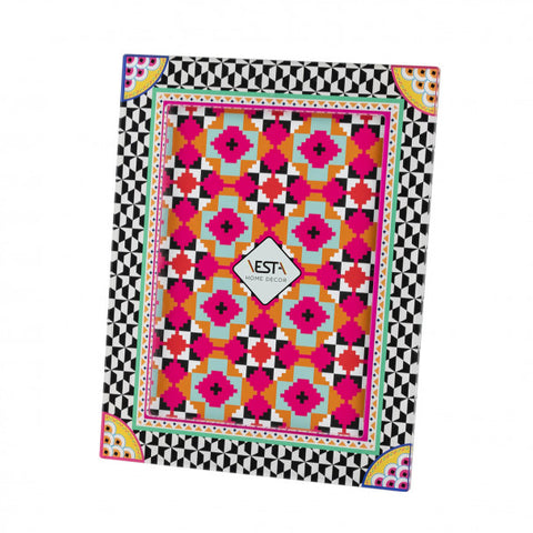 PORTAFOTO MEDIO 13X18 DECOR D49 ETHNIC 04227D49 VESTA MULTICOLOR
