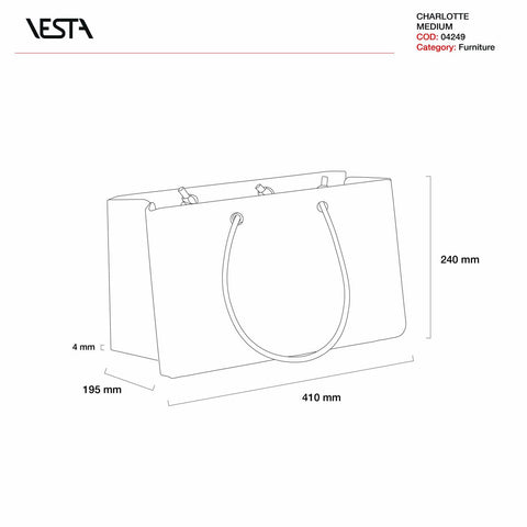 SHOPPER MEDIA CHARLOTTE DECOR D47 FOULARD ART. 04249D47 VESTA
