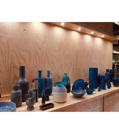 VASO BOTTIGLIA RIMINI BLU CM. 53 ALDO LONDI ART. ZZ999-201 BITOSSI VERAMICHE BLUE