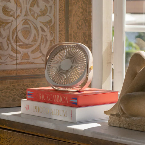 TABLE FAN-FANTASTIC WOOD, BEIGE PRINTWORKS