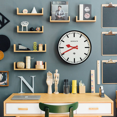 WALL CLOCK PUTNEY PUT390K NEWGATE BLACK