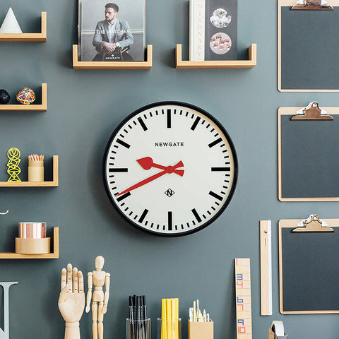 WALL CLOCK PUTNEY PUT390K NEWGATE BLACK