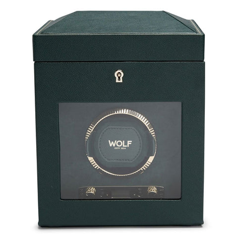 WOLF BRITISH RACING SINGLEV WATCH WINDER GREEN 792141