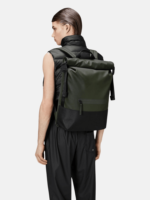 ZAINO TRAIL ROLLTOP W3 14320 GREEN RAINS