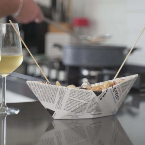 BARCHETTA ORIGAMI MEDIA RESTO DEL CARLINO CERAMICHE CRESCENTINI ART. 2467