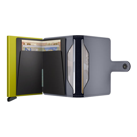 PORTAFOGLIO MINIWALLET MATTE SECRID GREY-LIME