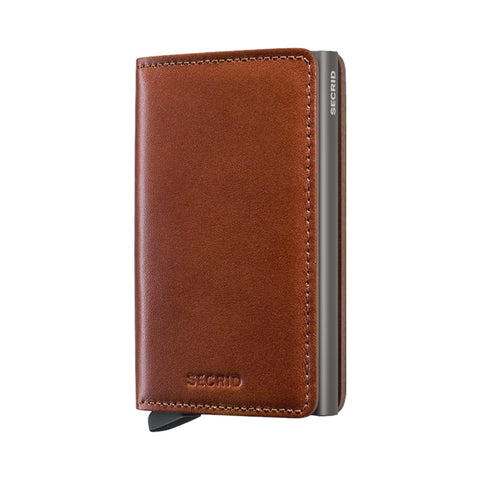 PORTAFOGLIO SLIMWALLET SECRID TEXANO SADDLE