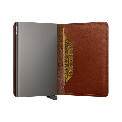 PORTAFOGLIO SLIMWALLET SECRID TEXANO SADDLE