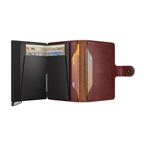 PORTAFOGLIO PREMIUM MINIWALLET BASCO + SECRID BROWN