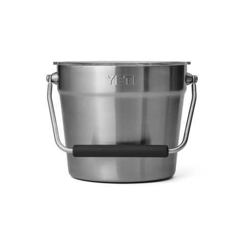 PORTA GHIACCIO RAMBLER BEVANDE BUCKET STAINLESS 70000001567 YETI SILVER