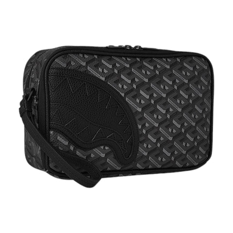 SPRAYGROUND 3DSG BLACKOUT TOILETRY BRICK 910B6488NSZ