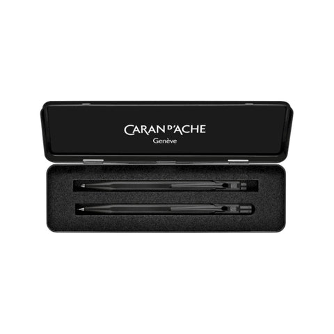 SET SFERA+PORTA MINE 849 CARAN D'ACHE 8490.496 BLACK