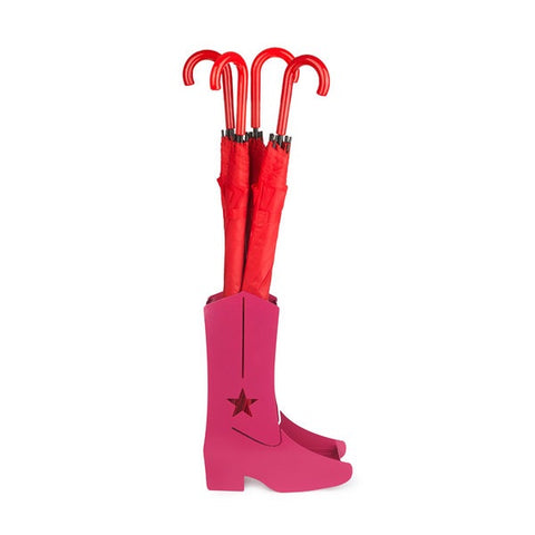 PORTAOMBRELLI METALLO BOOTS ROSA COUNTRY BALVI 27990