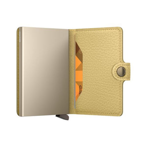PORTAFOGLIO MINIWALLET PEBBLE BUTTER SECRID YELLOW