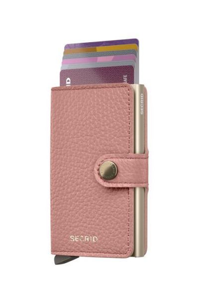 PORTAFOGLIO MINIWALLET PEBBLE ROSE SECRID ROSE