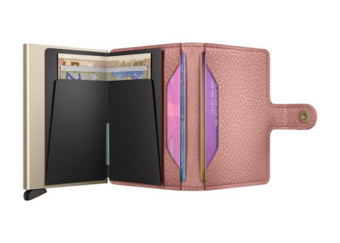 PORTAFOGLIO MINIWALLET PEBBLE ROSE SECRID ROSE