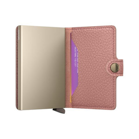 PORTAFOGLIO MINIWALLET PEBBLE ROSE SECRID ROSE
