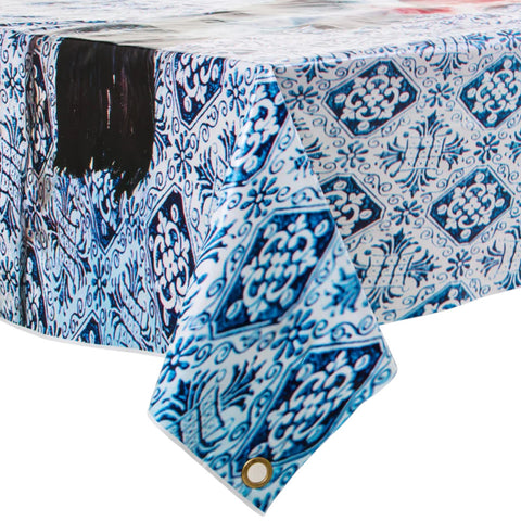 TOVAGLIA IN VINILE + COTONE STAMPATA TOILETPAPER 02035 PESCE SELETTI