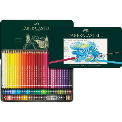 METAL CASE 120 COLOR PENCIL FABER CASTELL FINEST ARTIST