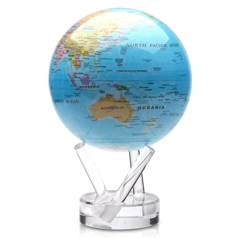 MOVA WORLD GLOBE 4,5' POLITICAL BLUE ART MG-45-BOE