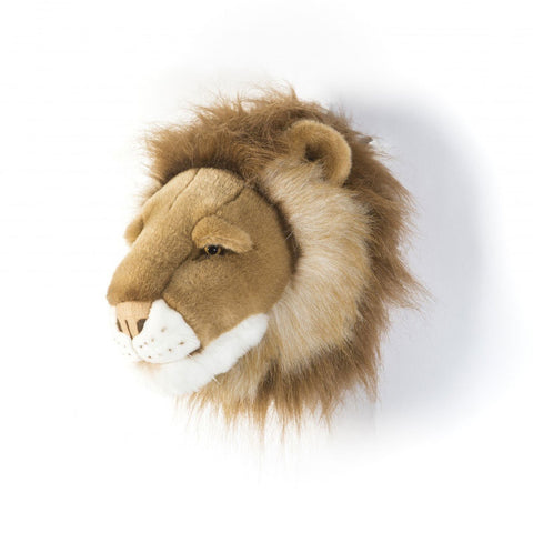 WILD AND SOFT "CESAR" LION ART WS0024 PLUSH WALL TROPHY