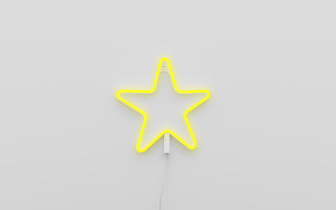 NEON LED LAMP GINGA STAR 28X27 CM