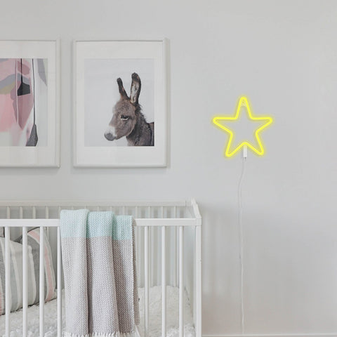 NEON LED LAMP GINGA STAR 28X27 CM