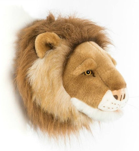 WILD AND SOFT "CESAR" LION ART WS0024 PLUSH WALL TROPHY